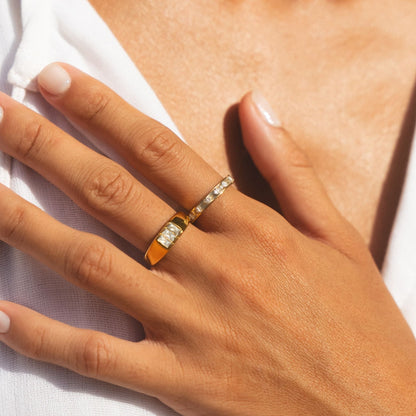 Baguette Signet Ring