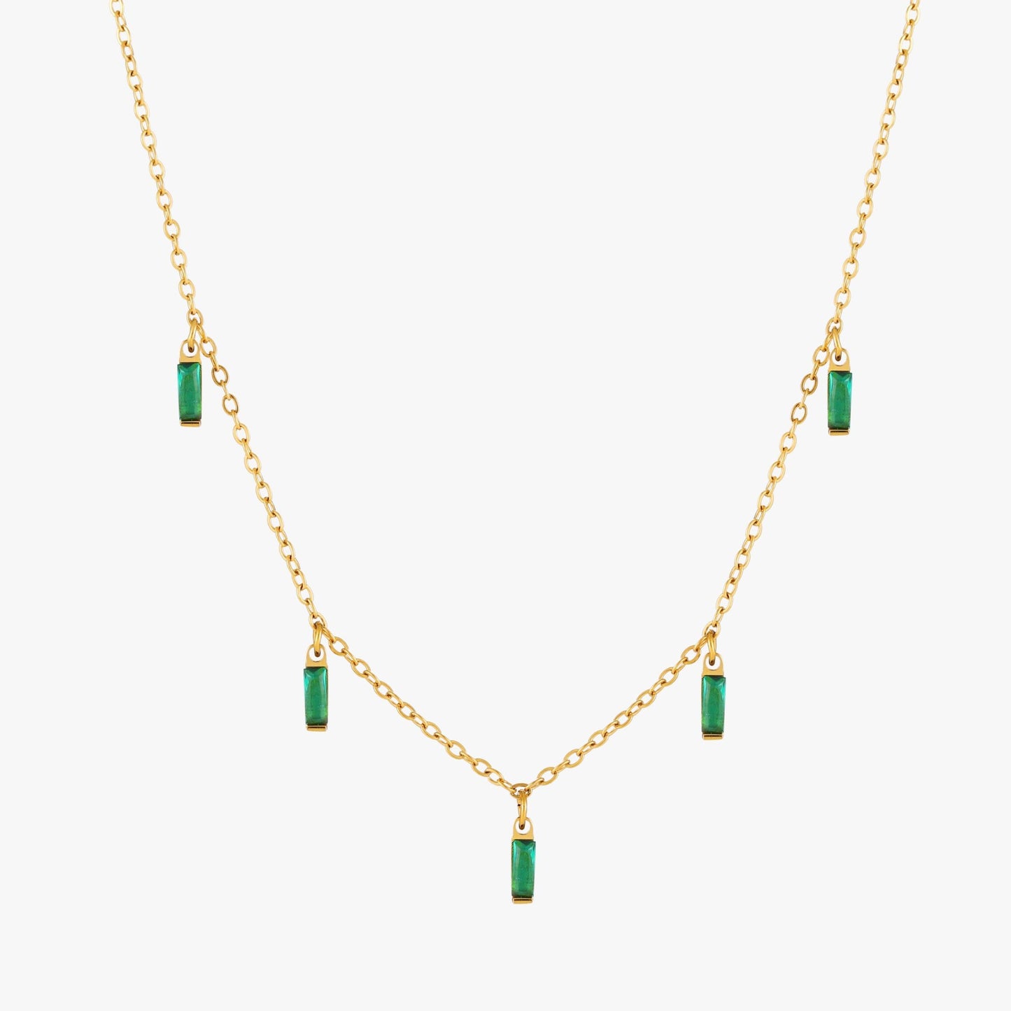 Rain of Emeralds Choker