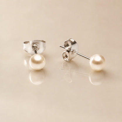 Pearl Stud Earrings